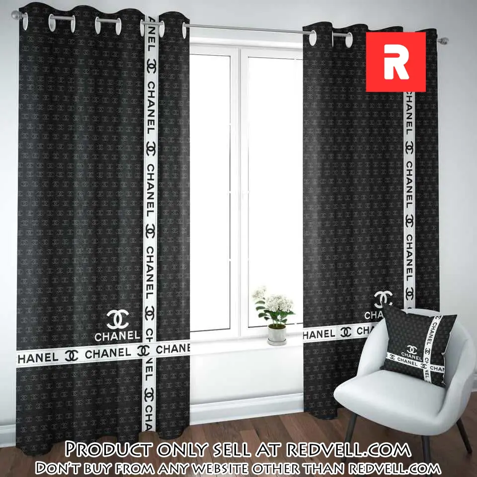Chanel fashion premium window curtains hot  set wc105 rv4945784